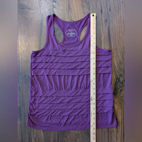 Oiselle Women’s Pleat Tank Plum Purple Size 6 - Picture 6 of 7